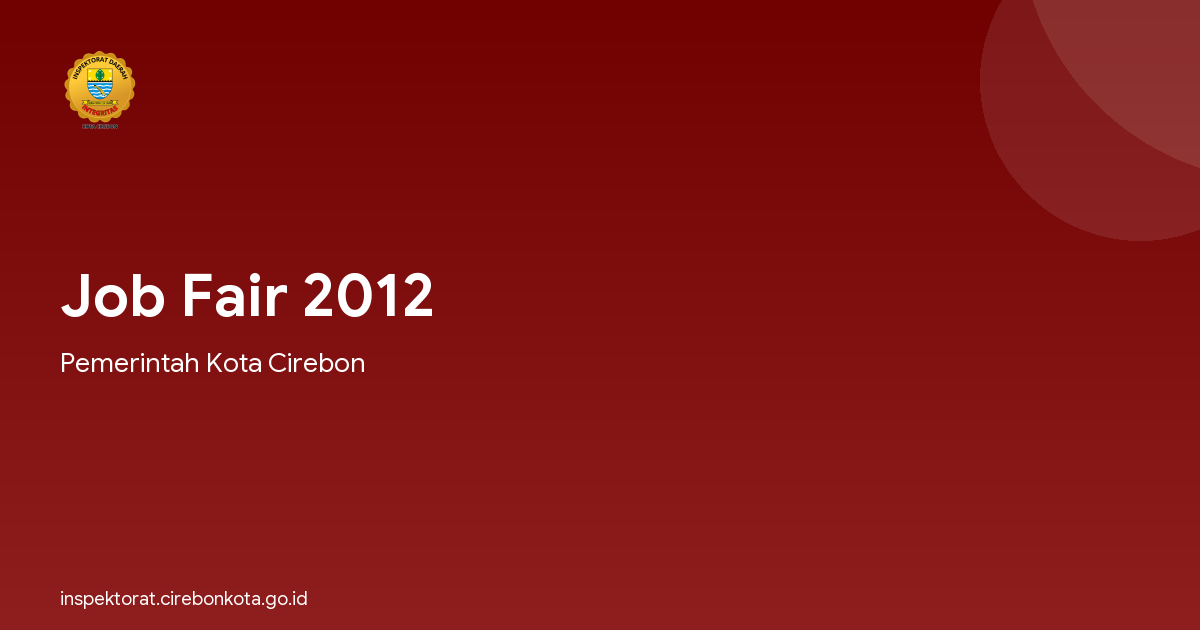 Job Fair 2012