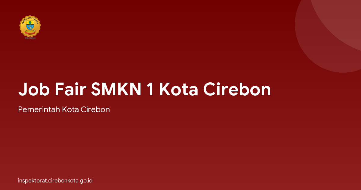 Job Fair SMKN 1 Kota Cirebon