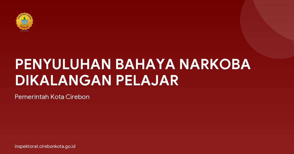 PENYULUHAN BAHAYA NARKOBA DIKALANGAN PELAJAR