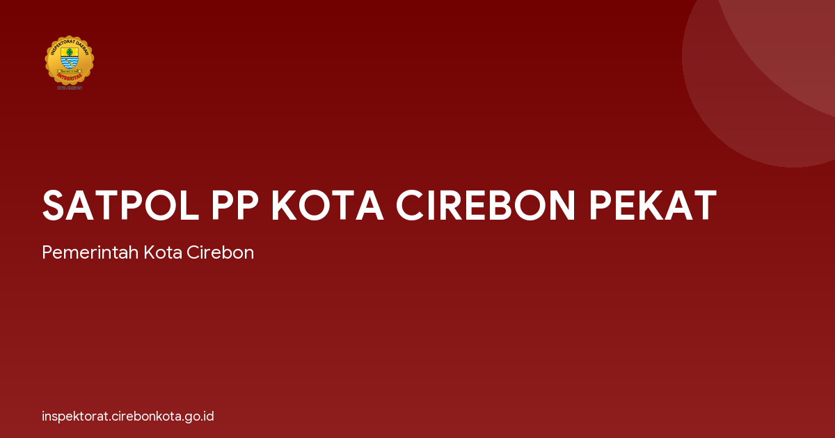 SATPOL PP KOTA CIREBON PEKAT
