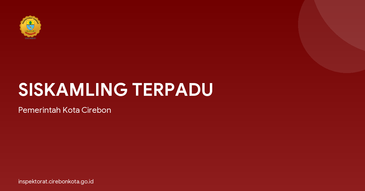 SISKAMLING TERPADU