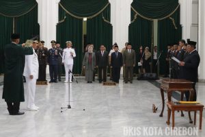 Gubernur Jawa Barat Lantik Penjabat Wali Kota Cirebon.