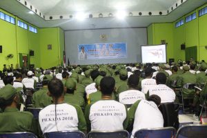 Satlinmas Siap Turut Serta Dalam Pengamanan Pilkada di Kota Cirebon.