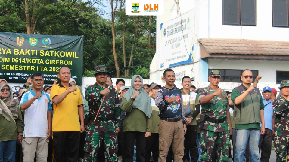 Sinergi Lintas Sektor, DLH Bersinergi dengan TNI/Polri dan Masyarakat Gelar Aksi Korve Massal di Eks Terminal Harjamukti