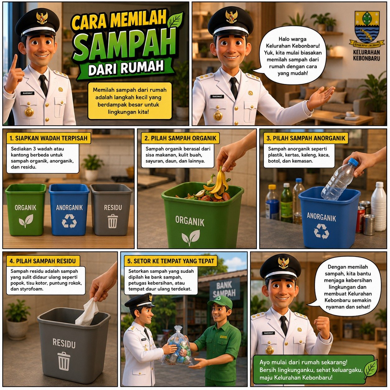 Cara Memilah Sampah dari Rumah